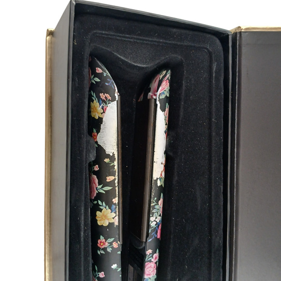 Soleil Professional Flat Iron Rose Ceramic Magnetized Plates Hair Straighter - Picture 2 of 10